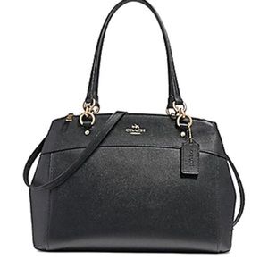 COACH LARGE BROOKE CARRYALL BLACK